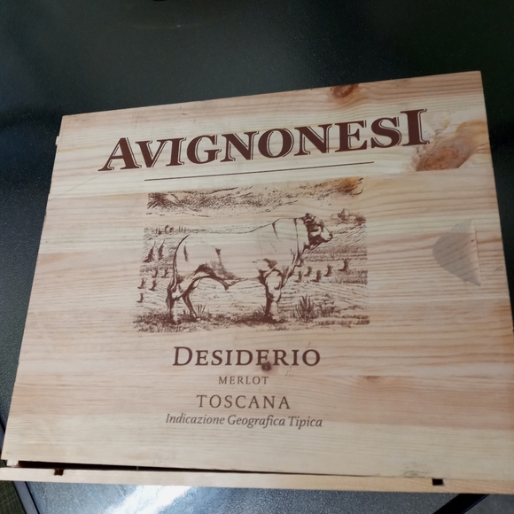 ⭐SOLD⭐Vintage Avignonesi wooden  wine crate - Picture 3 of 16